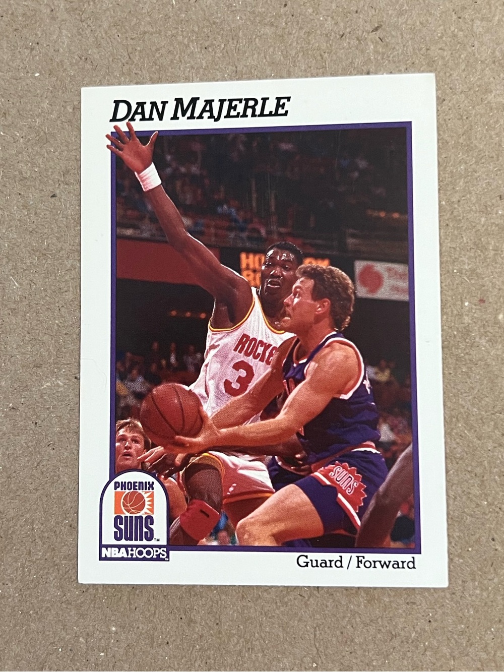 1990-91 NBA Hoops Dan Majerle #167 Phoenix Suns Basketball Trading Card